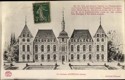 Ak Estissac Aube, Le Chateau
