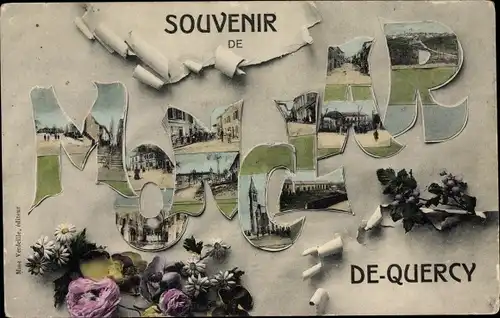 Buchstaben Ak Monclar de Quercy Tarn et Garonne, Stadtansichten