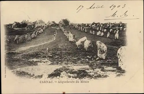 Ak Carnac Morbihan, Alignements du Menec