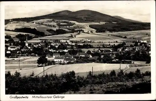 Ak Großpostwitz in Sachsen, Panorama