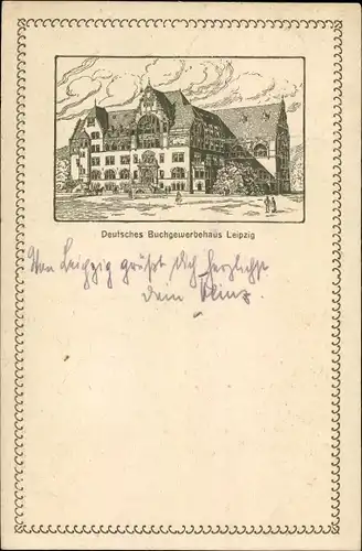 Ak Leipzig in Sachsen, Buchgewerbehaus, Germania Ring, 22 Ringtag u. 19 Deutscher Sammlertag