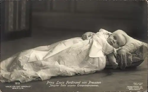 Ak Prinz Louis Ferdinand von Preußen als Baby