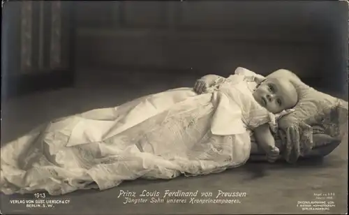 Ak Prinz Louis Ferdinand von Preußen als Baby