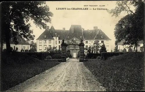 Ak Lugny les Charolles Saône et Loire, Le Chateau