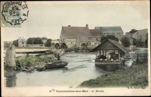 Ak Courseulles sur Mer Calvados, Le Moulin