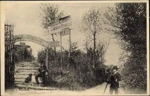 Ak Sannois Val d’Oise, Restaurant du Moulin de la Terrasse