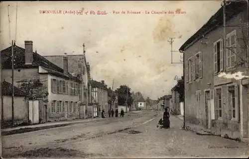 Ak Dienville Aube, Rue de Brienne, La Chapelle des Soeurs