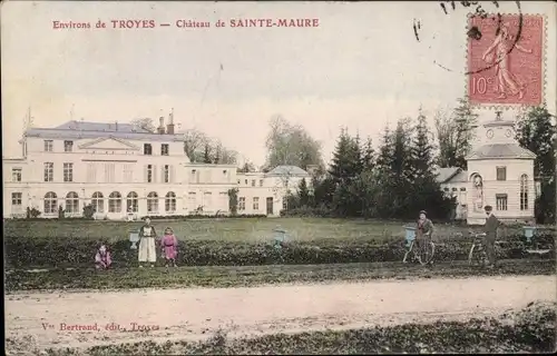 Ak Troyes Aube, Chateau de Sainte Maure