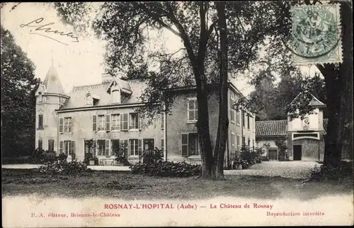 Ak Rosnay L'Hopital Aube, Le Chateau