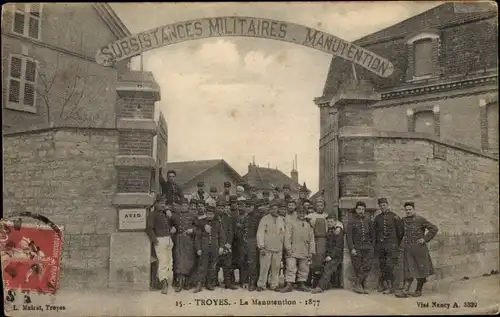 Ak Troyes Aube, Subsistances Militaires, La Manutention