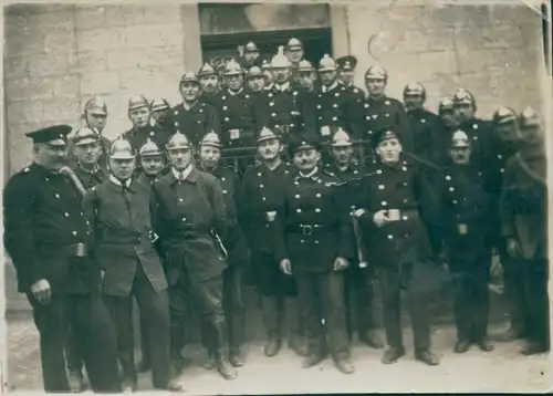 Foto Feuerwehrmänner, Gruppenbild