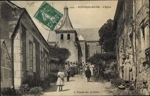 Ak Fontaine Milon Maine-et-Loire, L'Eglise