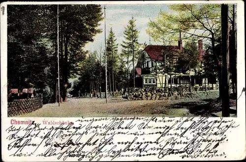 Ak Chemnitz in Sachsen, Waldschänke