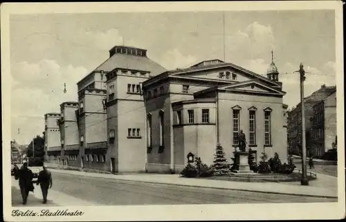 Ak Görlitz in der Lausitz, Stadttheater