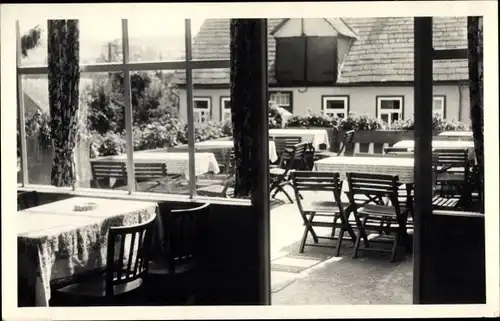 Ak Neuhaus im Solling Holzminden Niedersachsen, Kaffee Schatte, Terrasse