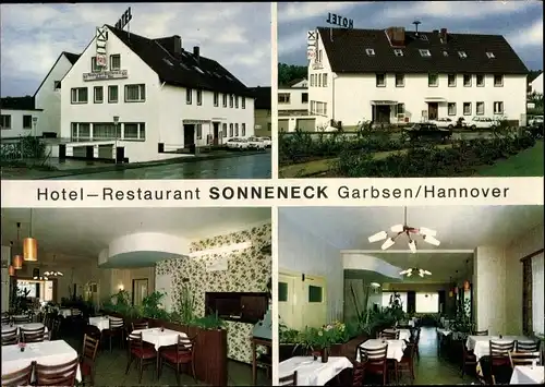 Ak Garbsen in Niedersachsen, Hotel Restaurant Sonneneck, Lübecker Straße 1