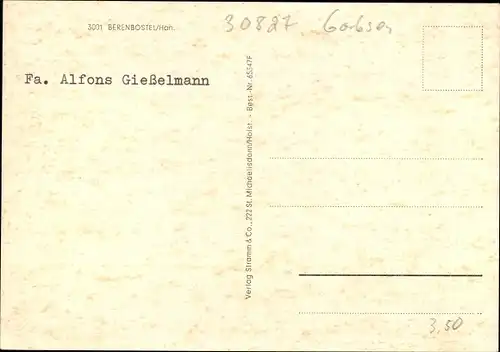 Ak Berenbostel Garbsen Niedersachsen, Straßenpartie, Denkmal, Geschäfte