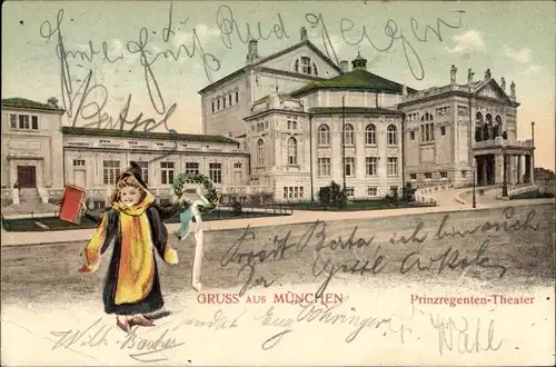 Ak München Bayern, Prinzregenten-Theater