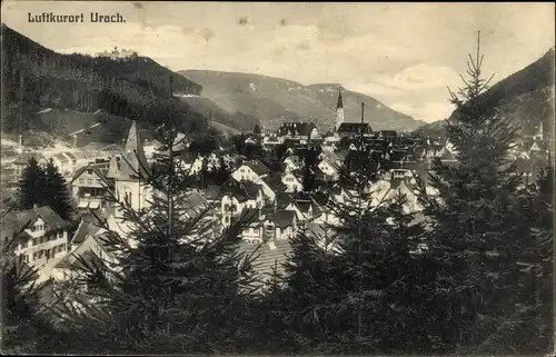 Ak Bad Urach in der Schwäbischen Alb, Panorama