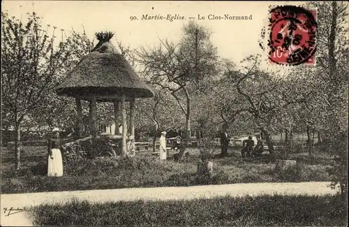 Ak Martin Eglise Seine Maritime, Le Clos Normand