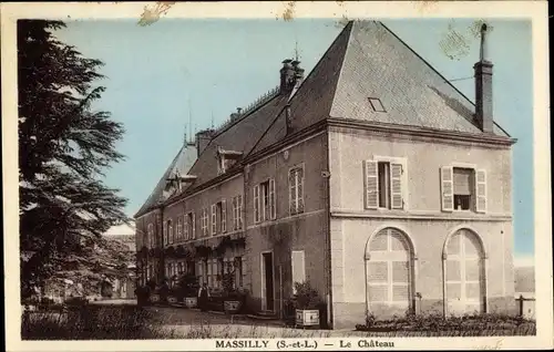 Ak Massilly Saône et Loire, Le Chateau