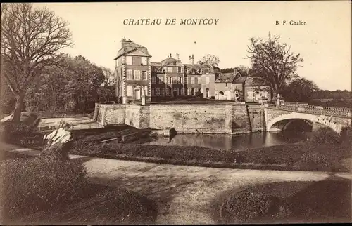 Ak Montcoy Saône et Loire, Chateau