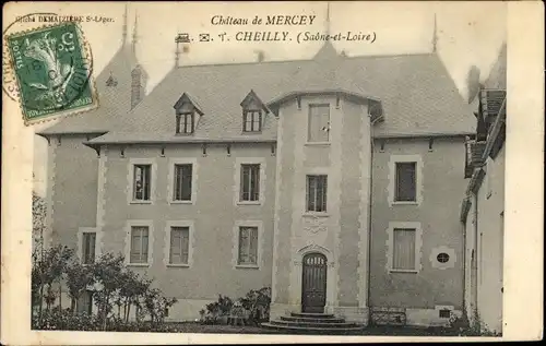 Ak Cheilly-lès-Maranges Saône et Loire, Chateau de Mercey