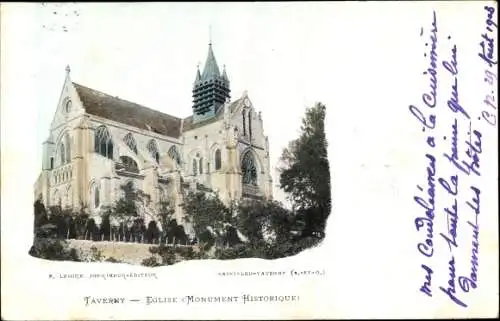 Ak Taverny Val d'Oise, Kirche