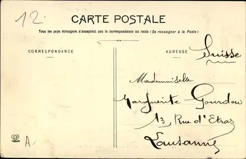 Ak Tournemire Aveyron, Vue générale