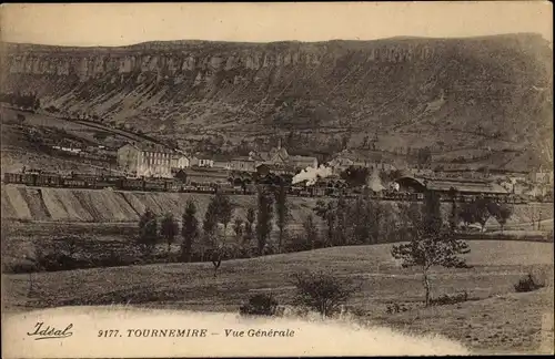 Ak Tournemire Aveyron, Vue générale