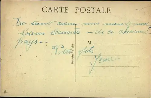 Ak Tournemire Aveyron, Vue générale