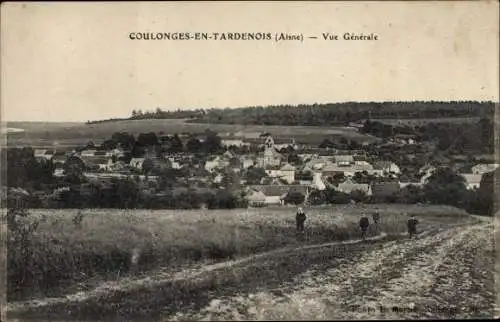 Ak Coulonges en Tardenois Aisne, Vue générale