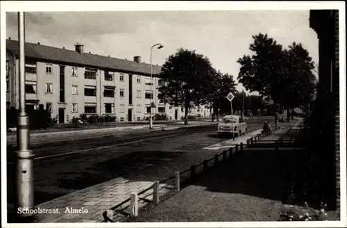 Ak Almelo Overijssel Niederlande, Schoolstraat