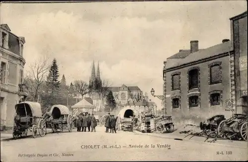 Ak Cholet Maine et Loire, Arrivee de la Vendee