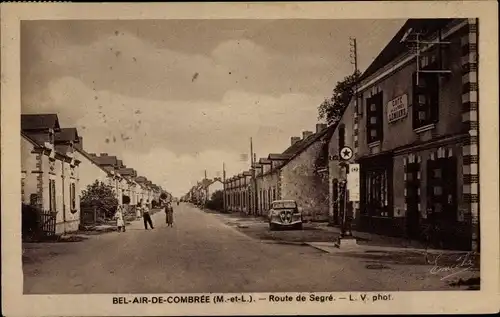 Ak Bel Air Combrée Maine et Loire, Route de Segre