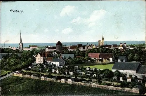 Ak Freiberg in Sachsen, Panorama