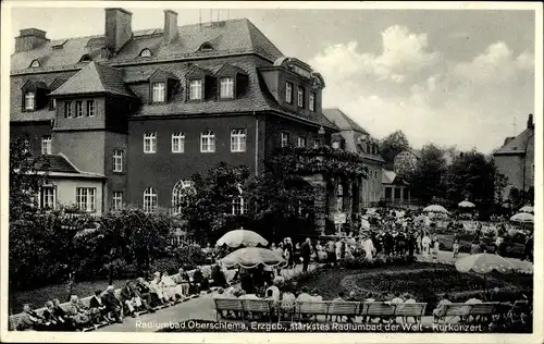 Ak Oberschlema Bad Schlema in Sachsen, Kurkonzert