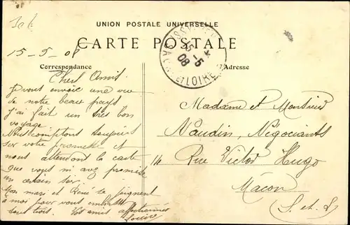 Ak Issy-l'Évêque Saône et Loire, Vue générale