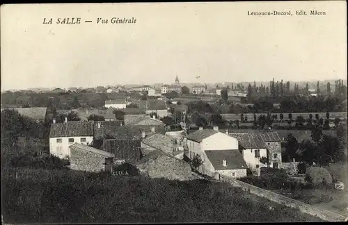 Ak La Salle Saône et Loire, Vue générale