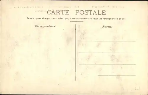 Ak Sainte Genevieve sur Argence Aveyron, Route de Mur de Barrez