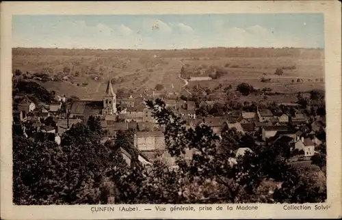 Ak Cunfin Aube, Vue generale, prise de la Madone