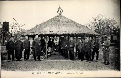 Ak Mesgrigny Aube, Hopital, Kiosque Rustique