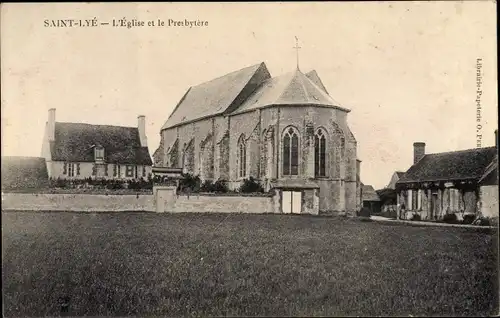 Ak Saint Lye Aube, L'Eglise, Le Presbytere