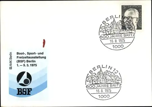 Ak Berlin Charlottenburg, Boot Sport und Freizeitausstellung BSF 1975