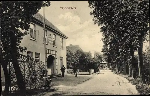 Ak Nordseebad Tossens Butjadingen, Restaurant Pensionshaus