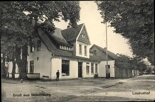 Ak Neuenburg Zetel in Friesland, Lindenhof