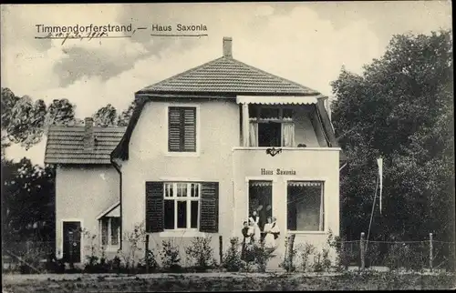 Ak Ostseebad Timmendorfer Strand in Ostholstein, Haus Saxonia