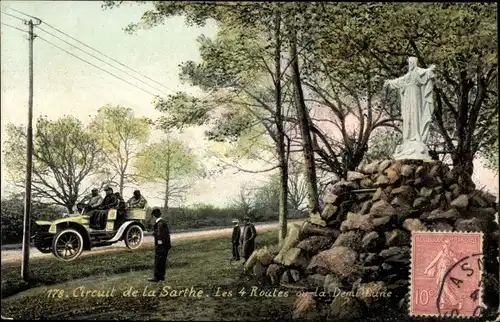 Ak Circuit de la Sarthe, Les 4 Routes
