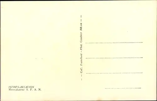 Ak Segelflugzeug, Istres Aviation, Moto planeur SFAN