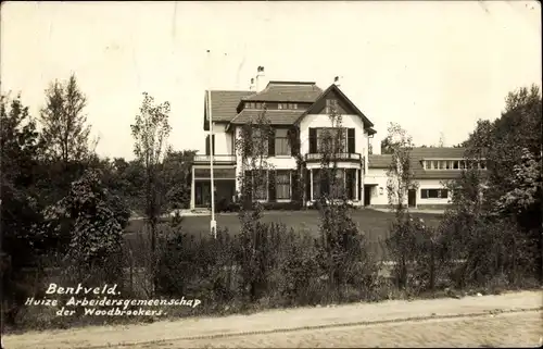 Ak Bentveld Nordholland Niederlande, Huize Arbeidersgemeenschap der Woodbrookers